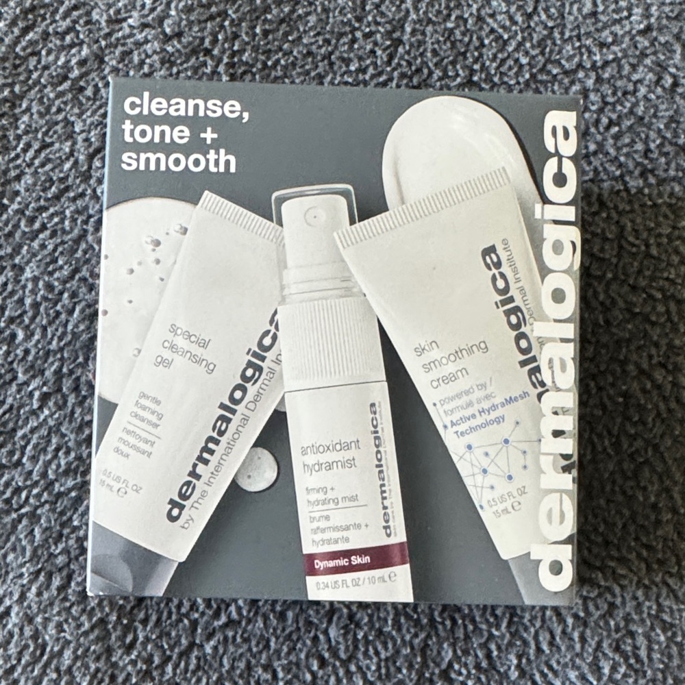 Dermalogica Cleanser & Exfoliant Set - White and Gray